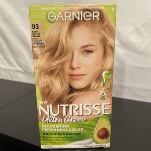 Garnier Nutrisse #93 Light Golden Blonde Permanent Haircolor 1 Pack‎